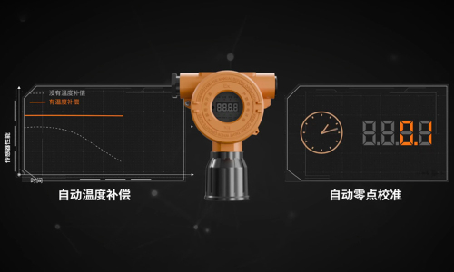 自动进行温度补偿和零点校准