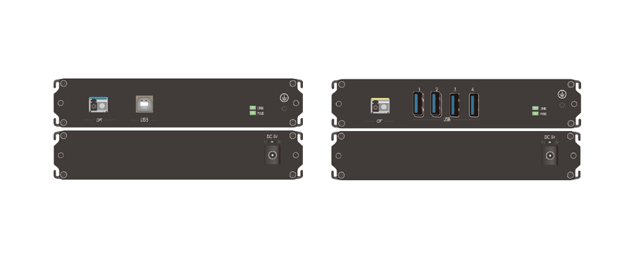 USB3.0光端机面板