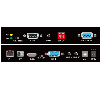 HDMI+USB2.0多业务4K超高清光端机