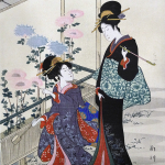 菊見美人 歌川豊国（初代）整体图
