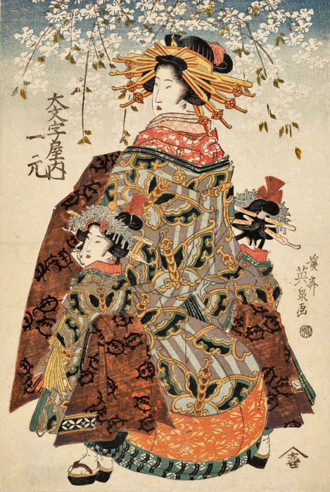 Artist-Keisai Eisen Title-Hitomoto of the Daimonjiya Date-Japanese, Edo period