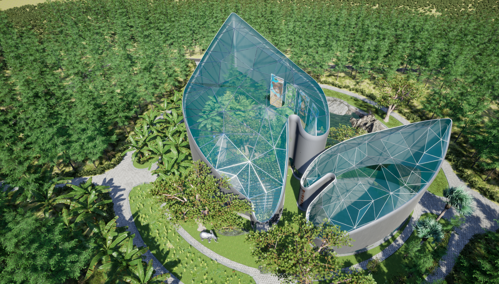 云南这里--网上虚拟植物馆VR场景图2