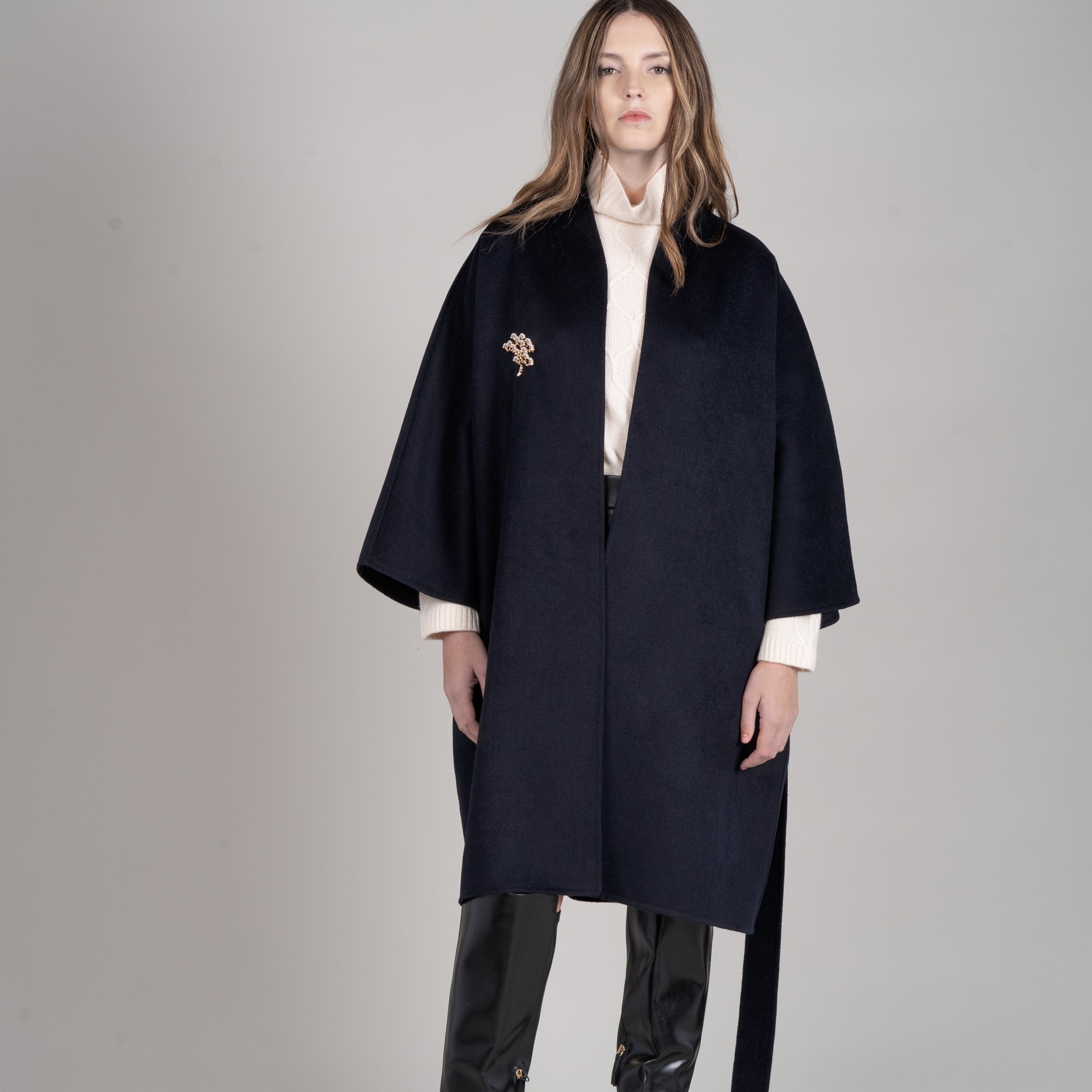 Mute by JL中文官方网站 JL084 Yukata Fit Navy Coat Pre Order Item