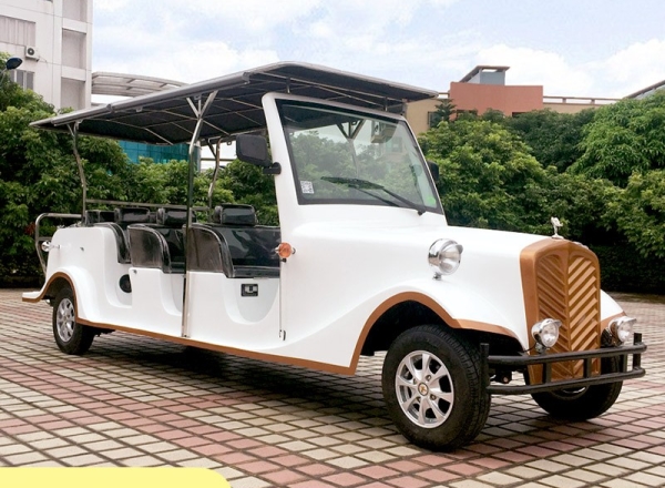 八座電動老爺車,電動看樓老爺車,樓盤看房車,仿古老爺車,電動老爺車廠家