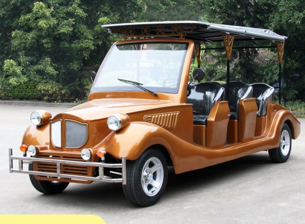 房地產看樓老爺車,景區觀光老爺車,婚紗攝影老爺車,酒店迎賓老爺車,8座電動老爺車