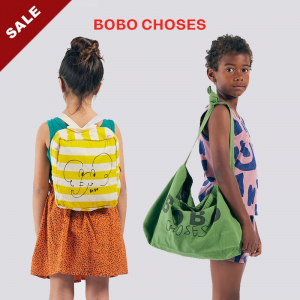 20春夏BOBO CHOSES 儿童两用大象书包斜款包旅行包个性时尚