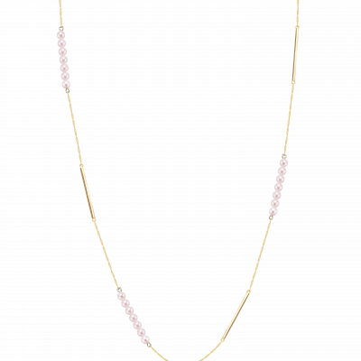 Rosee du Matin Collection 9K金珍珠长项链 ¥5399