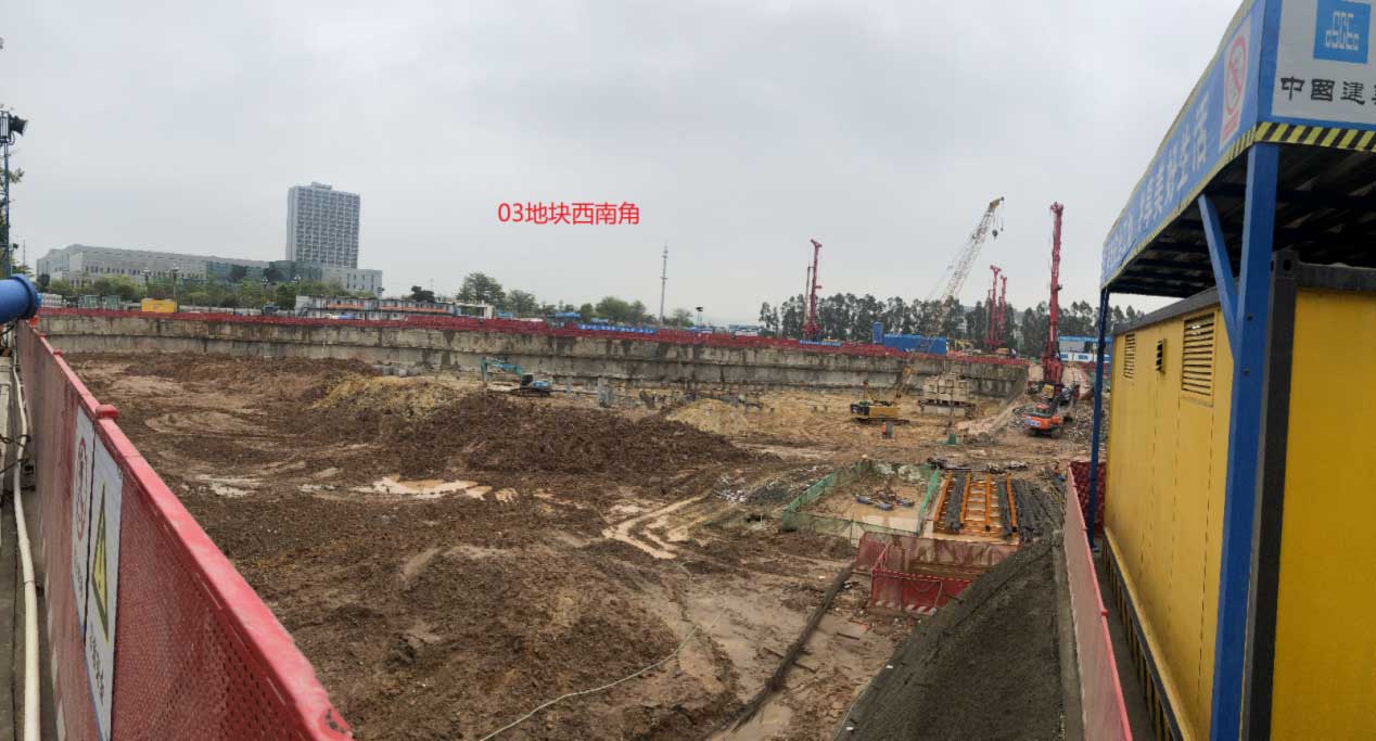 打桩阶段03地块西南角