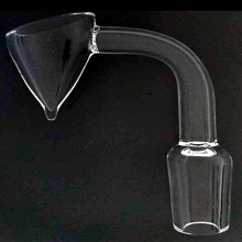 funnel type quartz banger beveled edge