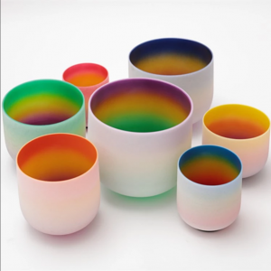 colored singing bowl