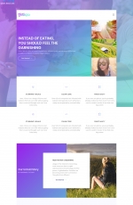 高端HTML5/CSS3绿色白色项目展示网站模板