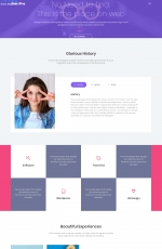 高端HTML5/CSS3湖水绿色灰色个人项目展示网站模板