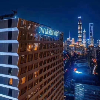 楼顶发光字广告亮化设计制