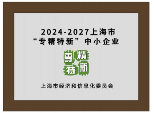 上海市“專精特新”中小企業(yè)2024-2027