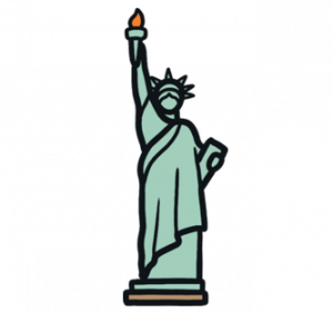Statue-of-Liberty-Map-Icon---Landmark-New-York-USA-EYFS - Copy