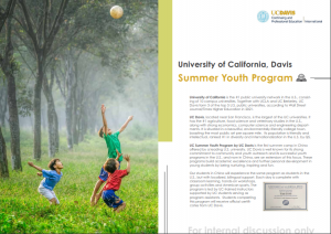 UC Davis Summer Youth Camp
