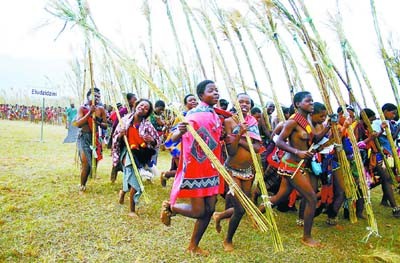 SWAZILAND-REED DANCE-FEATURE