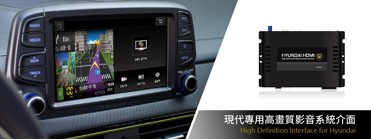 Car GPS Navigator multimedia video interface box for Hyundai