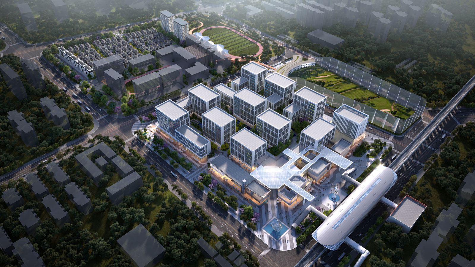 SDD Wuhan Linkong Xincheng Commercial Center