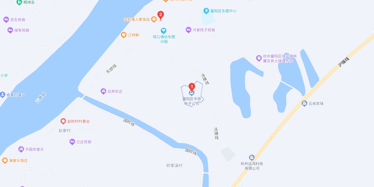 中荷電子地圖