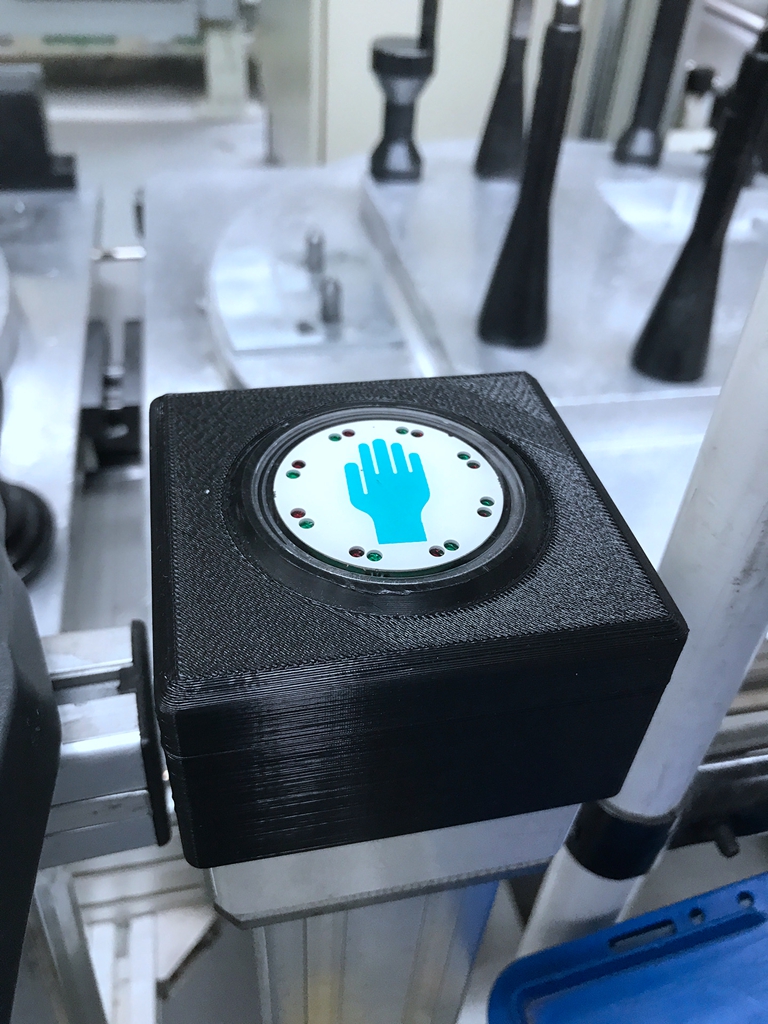 操作按钮用3D打印件进行保护