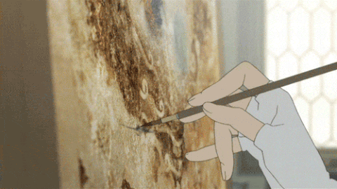 Anime Painting GIF