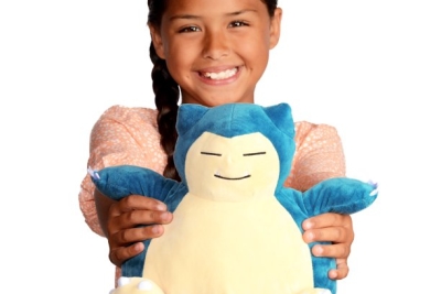 POKEMON Feature Plush 10in Snooze Action Snorlax