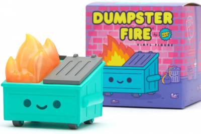 Dumpster Fire Custom Vinyl Figure - 86fashion