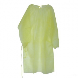 Vestido descartável de isolamento