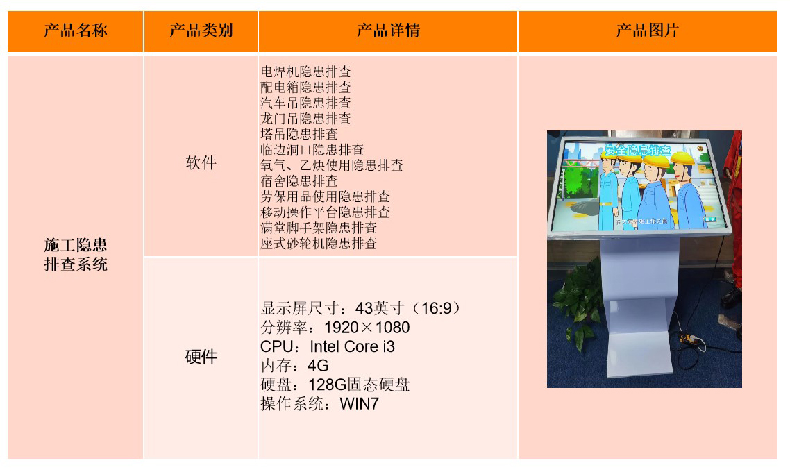 施工隐患排查系统
