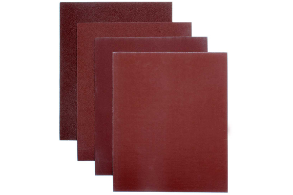 What are the 4 types of sandpaper