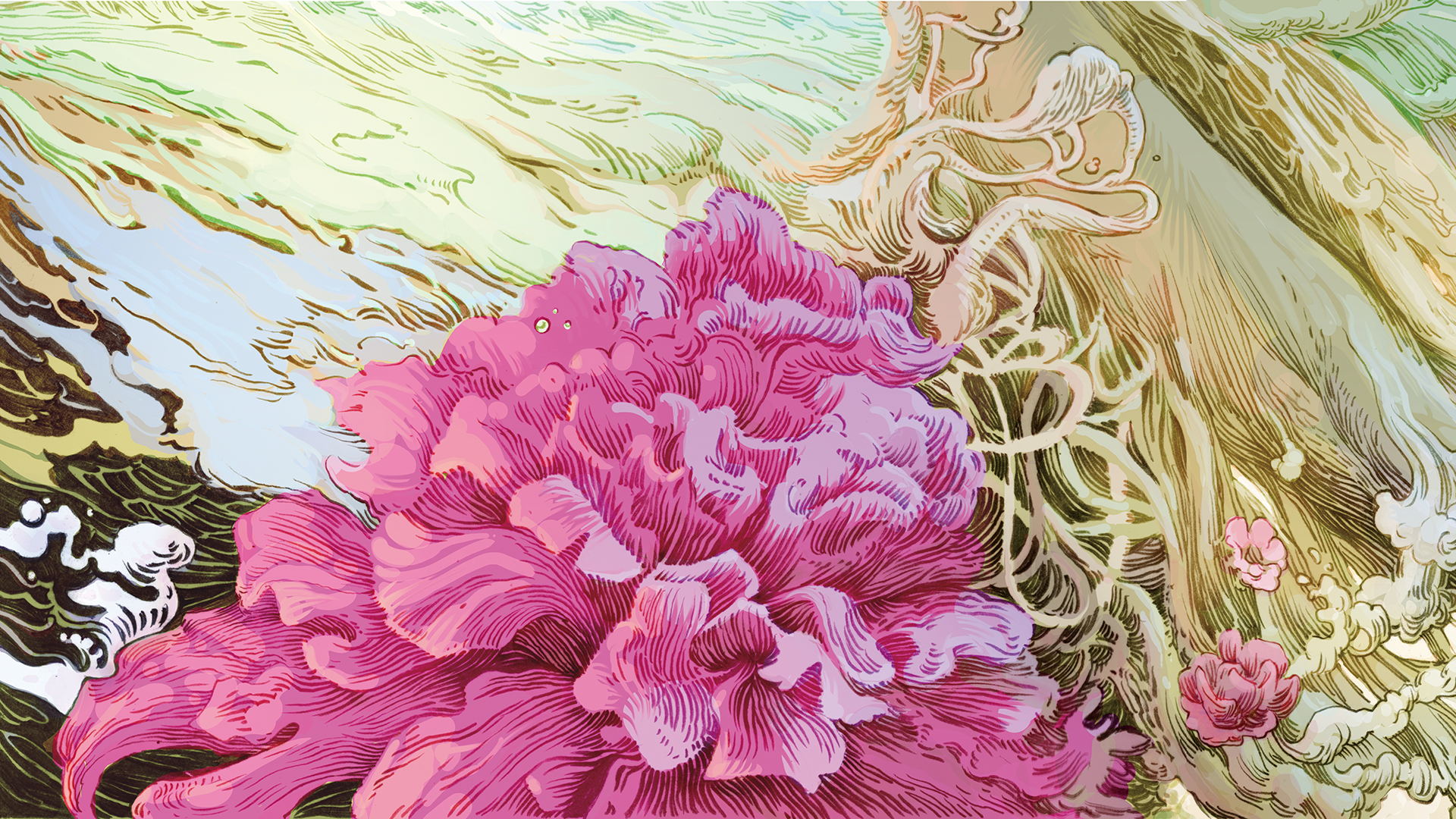 插画,深圳机场