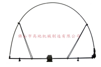 短波弓型天线倒伏装置