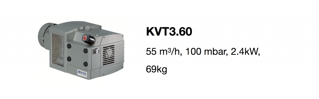KVT3.60 all-growth.com oil-free pump page