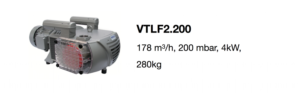 VTLF2.200 all-growth.com oil-free pump page