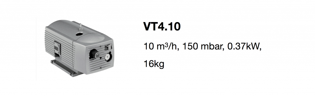 VT4.10 all-growth.com oil-free pump page