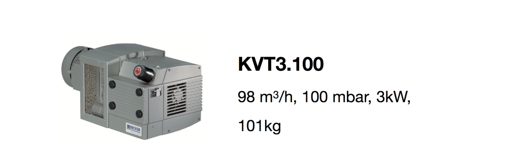 KVT3.100 all-growth.com oil-free pump page