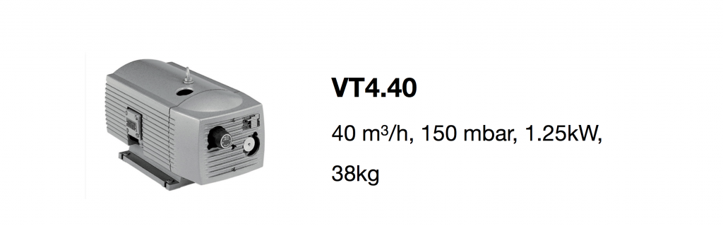 VT4.40 all-growth.com oil-free pump page