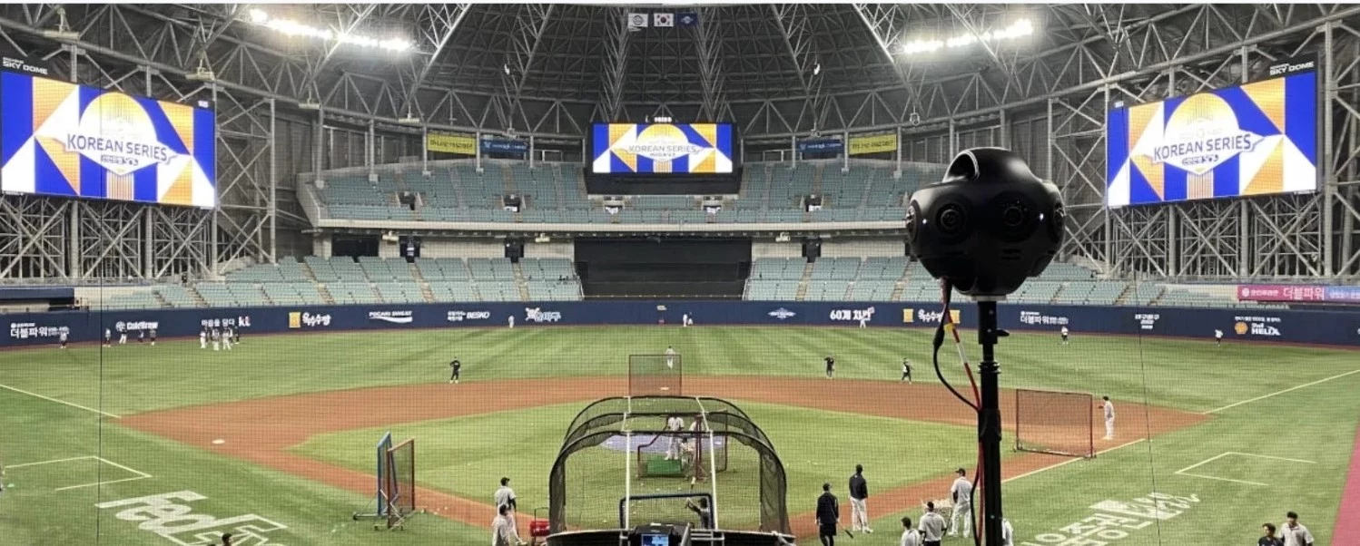 得生全球Deson Global Insta360 First 5G 8K VR Live Stream of Korean Baseball Series Uses Insta360 Software