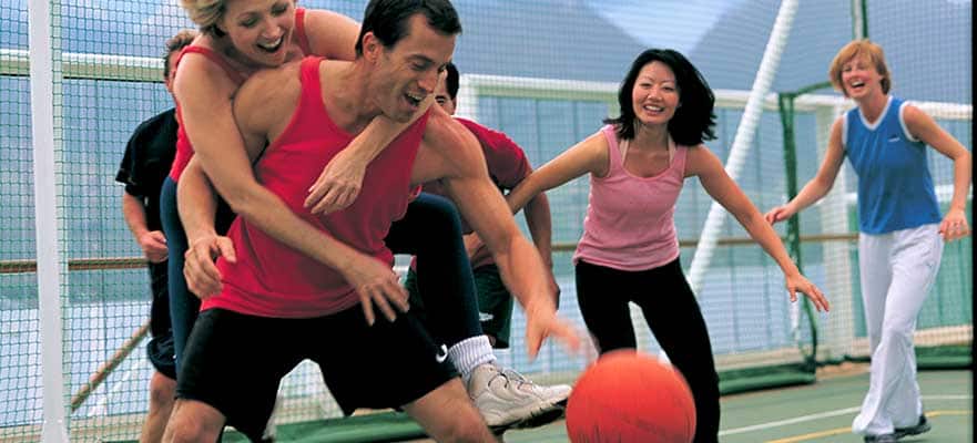 Norwegian Star cruise ship Basketball and Volleyball Court.