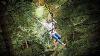 Tree Top Adventure Zip Wire at Go Ape