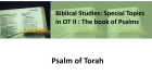 Psalm of Torah