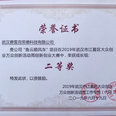 江夏区二等奖