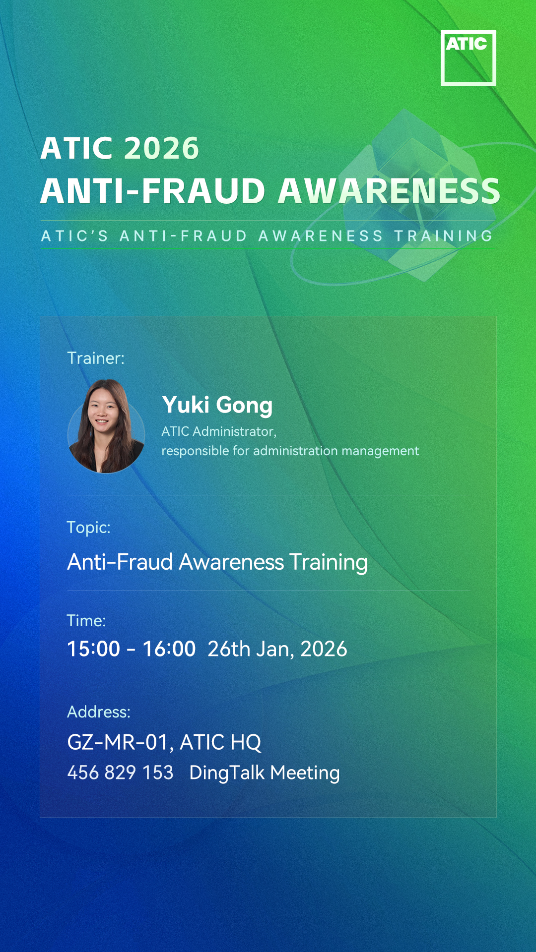 ANTI-FRAUD AWARENESS TRAINING