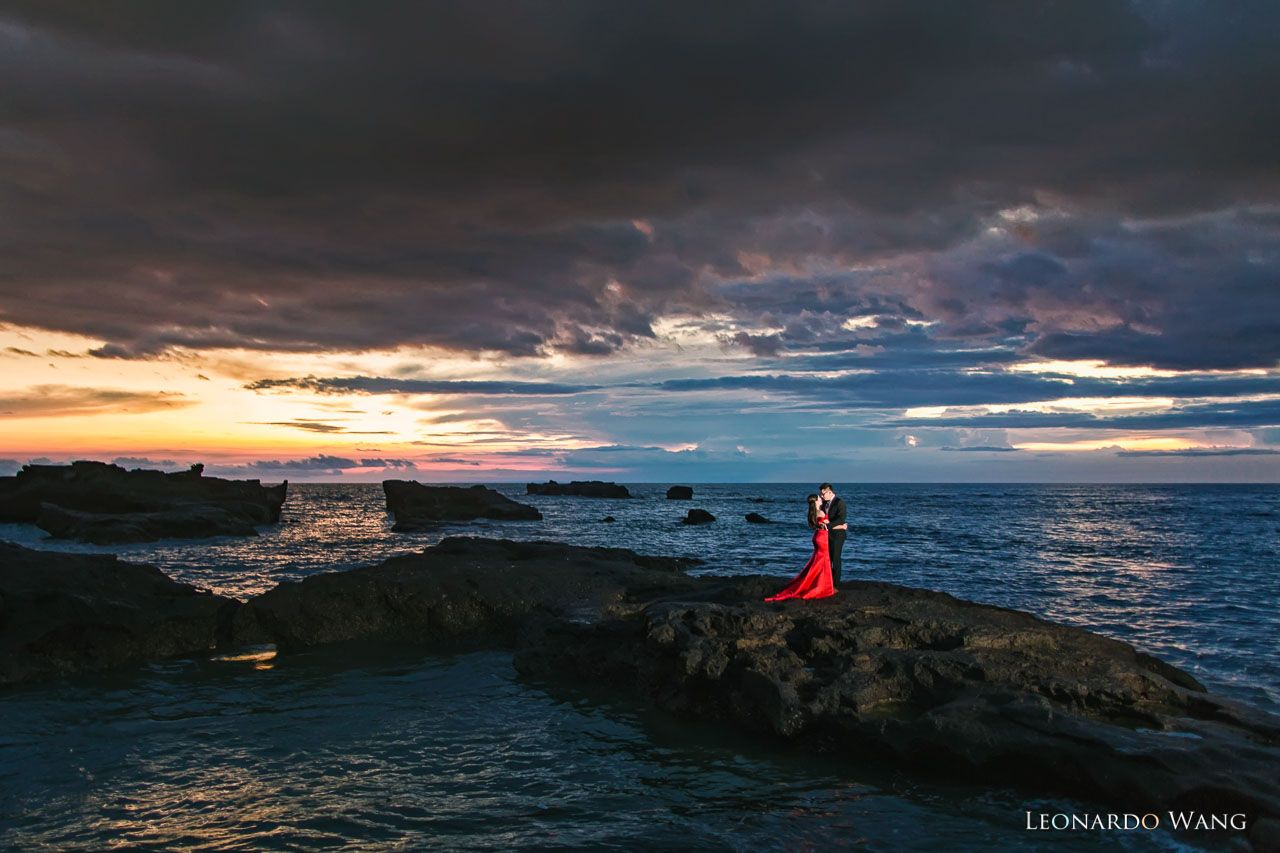 巴厘岛夕阳婚纱摄影-美好的巴厘岛情侣和个人写真