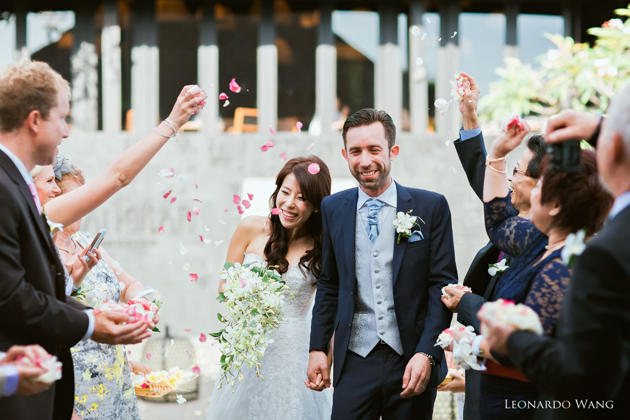 巴厘岛宝格丽水台婚礼BVLGARI宝格丽的水上婚礼