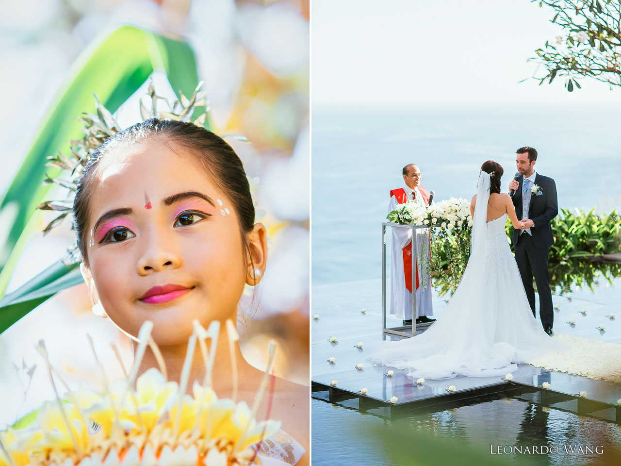 巴厘岛宝格丽水台婚礼BVLGARI宝格丽的水上婚礼