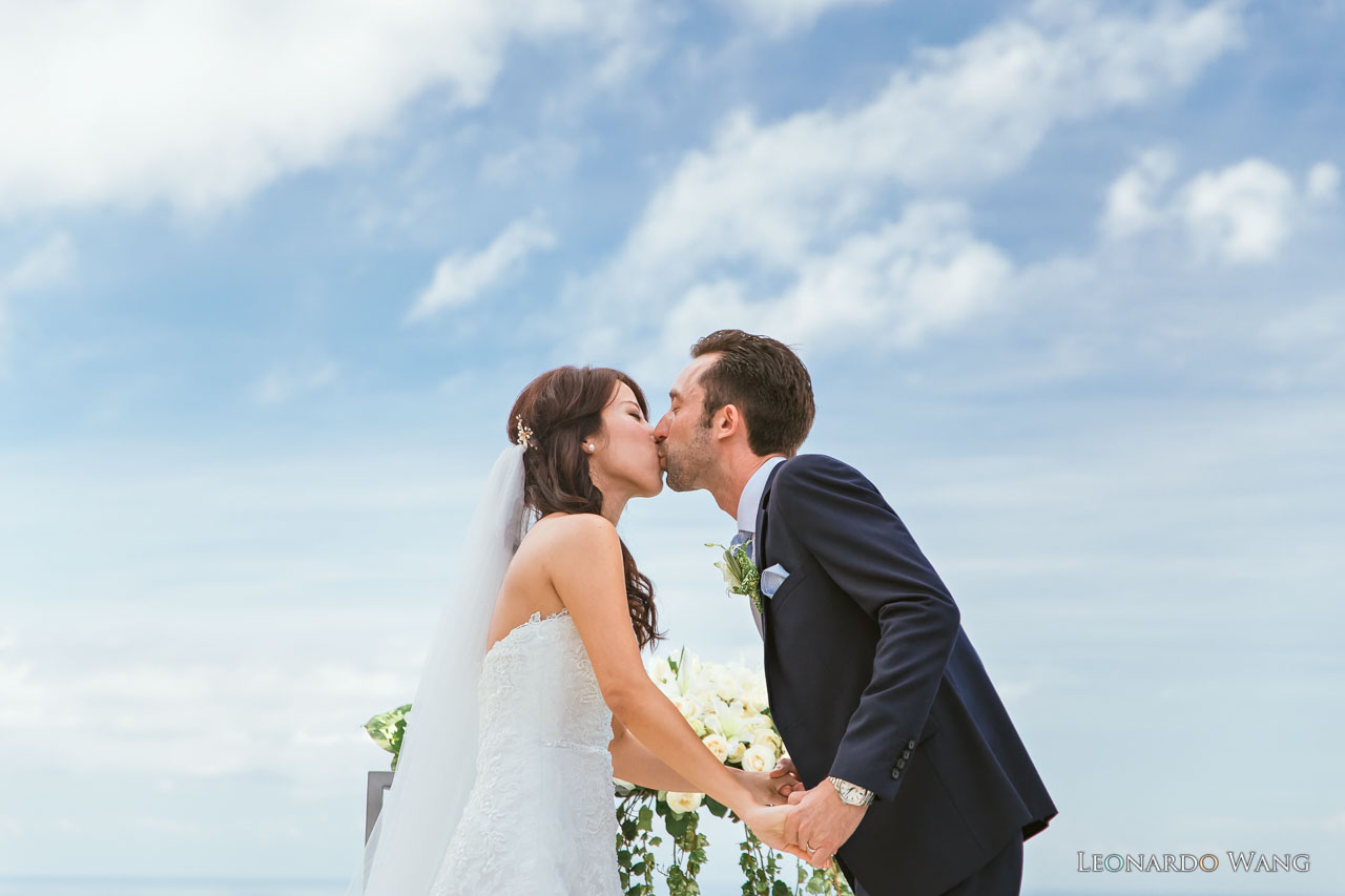 巴厘岛宝格丽水台婚礼BVLGARI宝格丽的水上婚礼