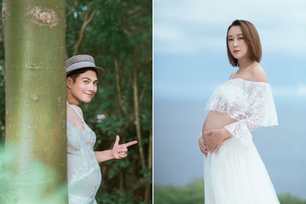 严屹宽&杜若溪-明星巴厘岛拍摄纯美自然的孕妇摄影