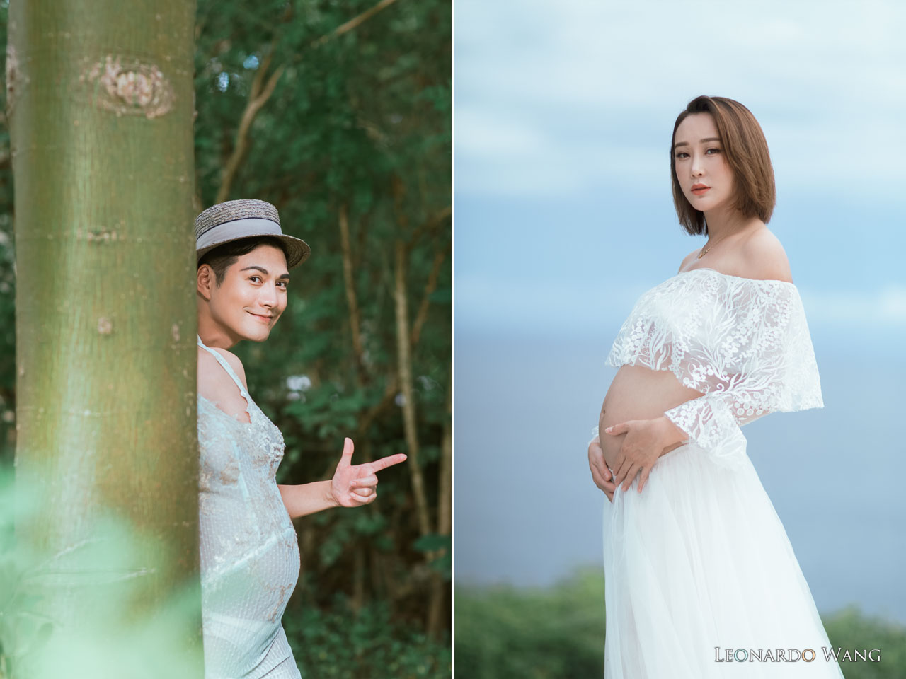 严屹宽&杜若溪-明星巴厘岛拍摄纯美自然的孕妇摄影
